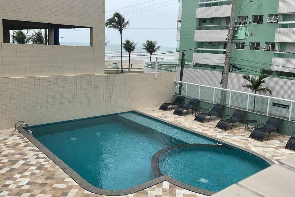 Apto Pe Na Areia Vista Mar 프라이아 그란데 외부 사진